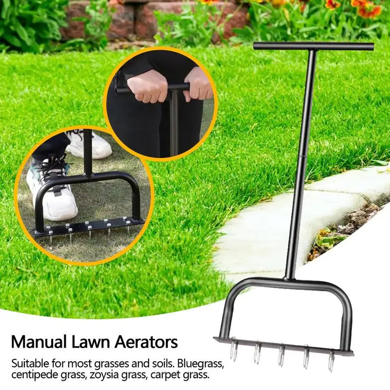 Lawn Aerator Standing Garden Tool