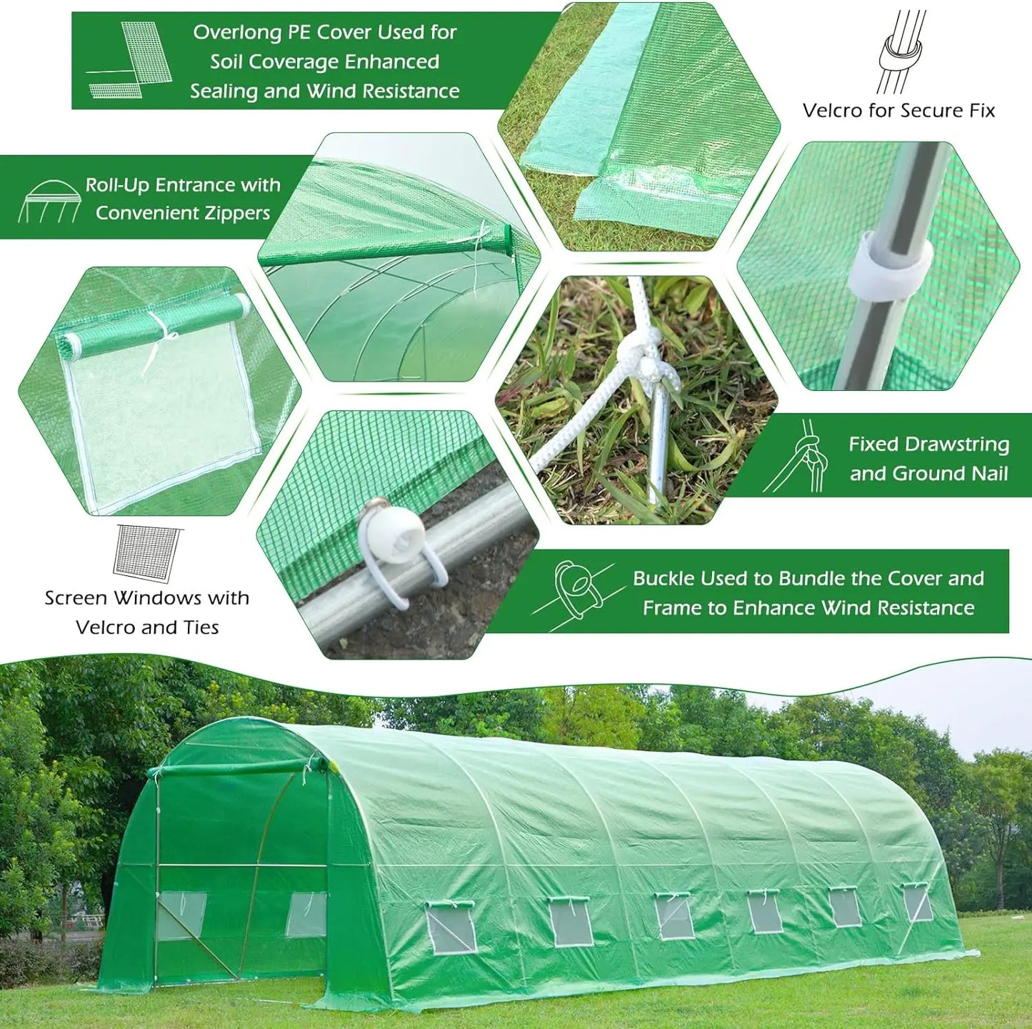 26' x 10' x 7' Greenhouse