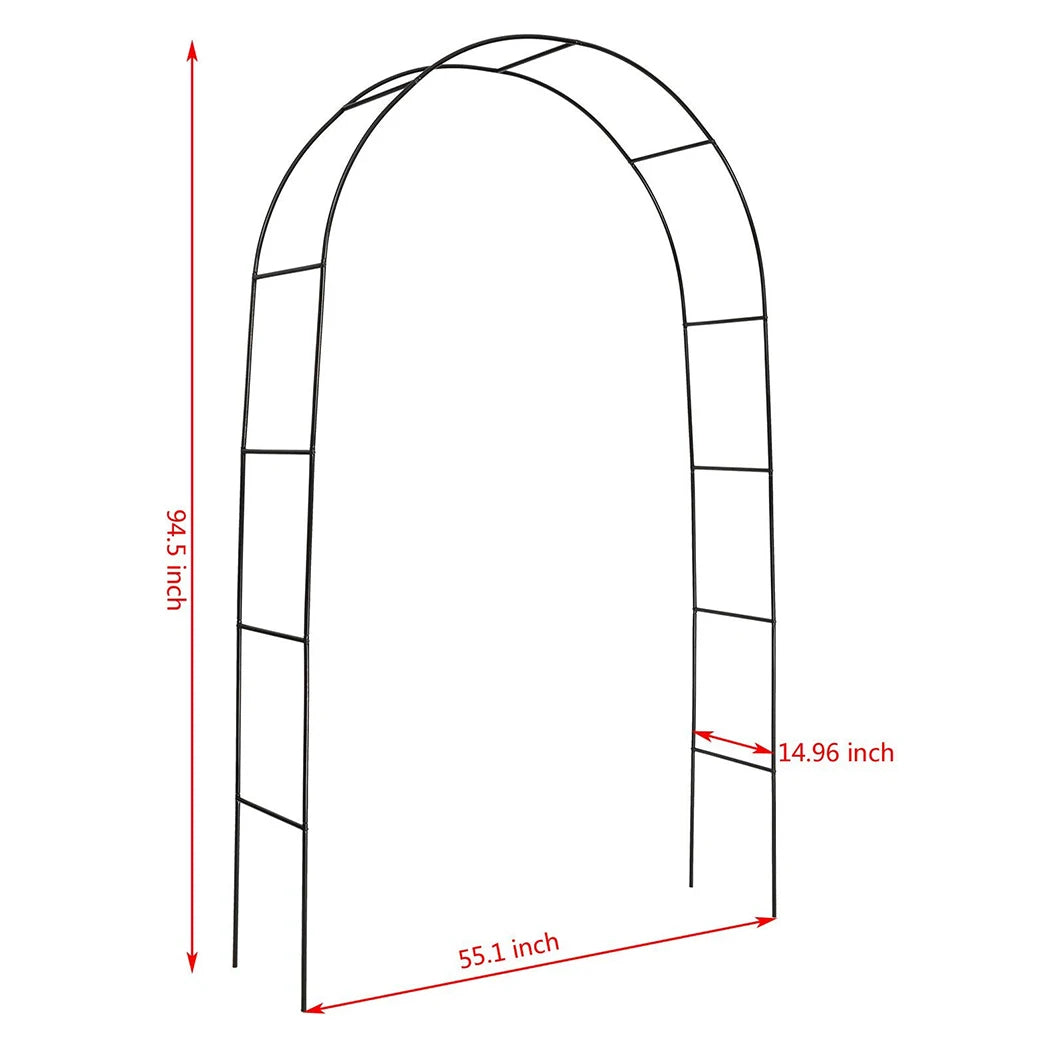 Heavy Duty Metal Garden Arbor