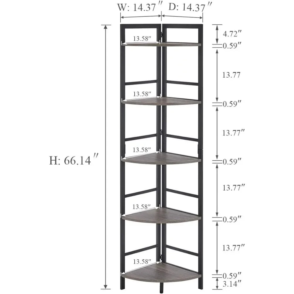 Rustic Corner Shelf