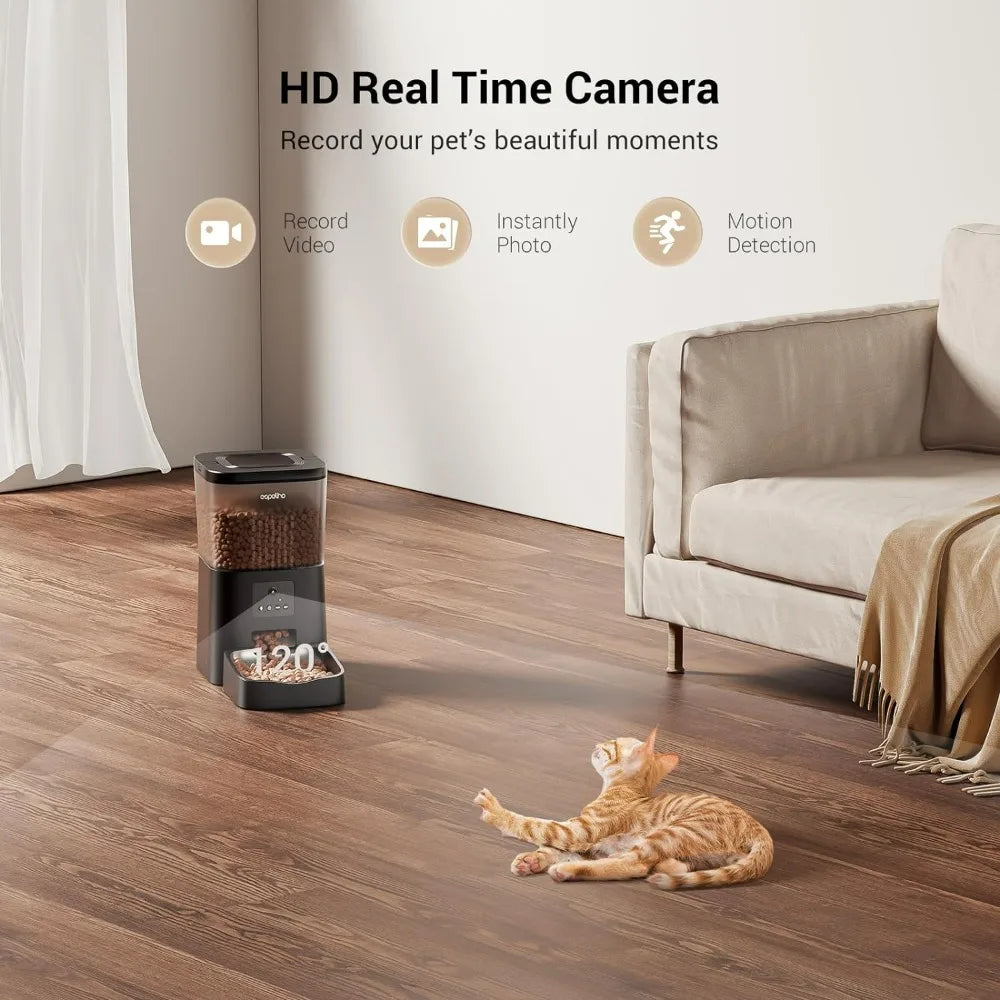 Automatic Cat Feeder with Voice Recorder& Motion Detection