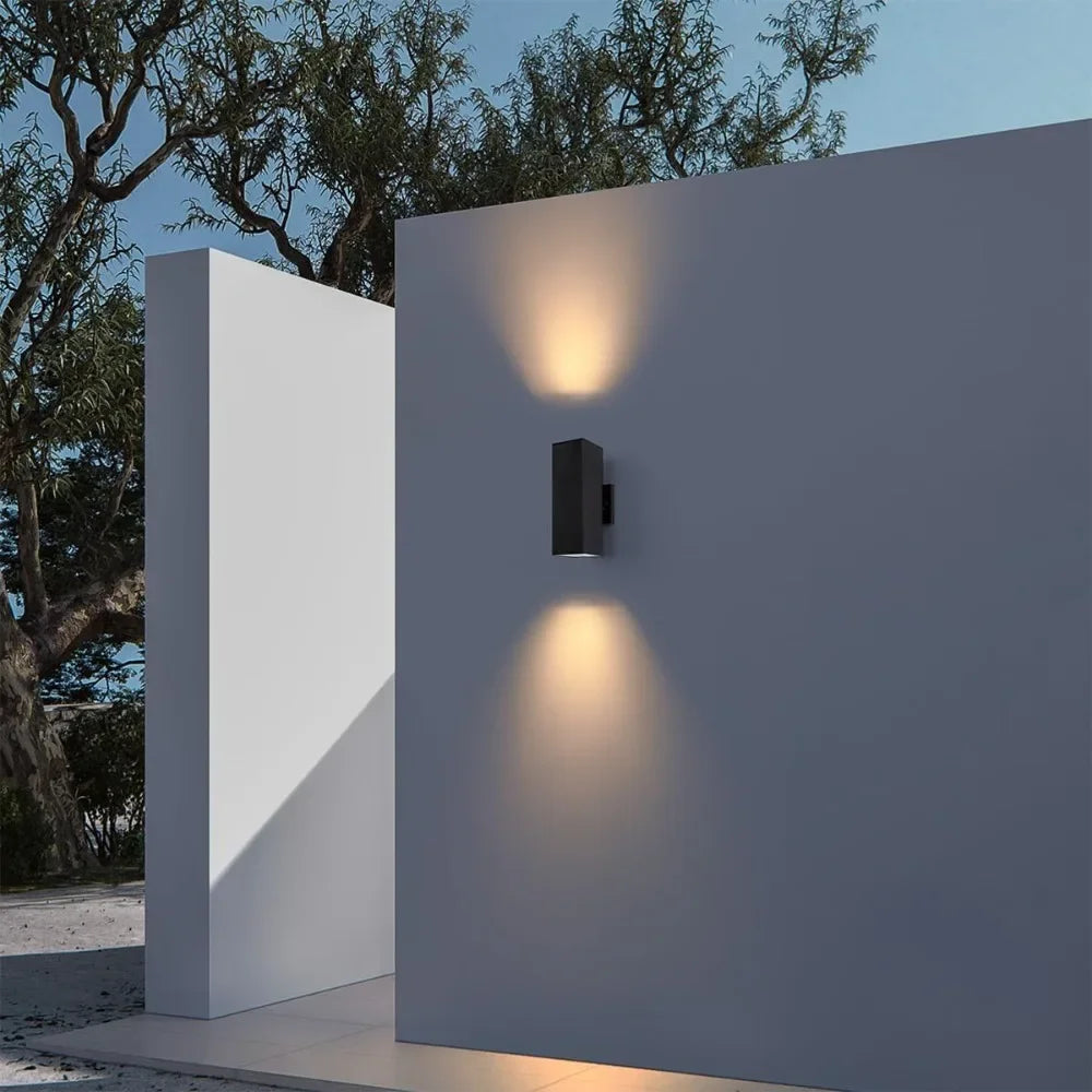 Modern Outdoor Porch Waterproof Wall Sconce,  4 Pack