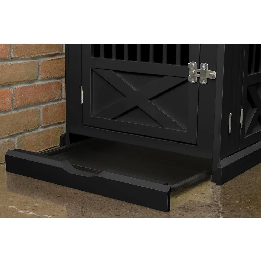 Medium Size Triple Door Dog Kennel