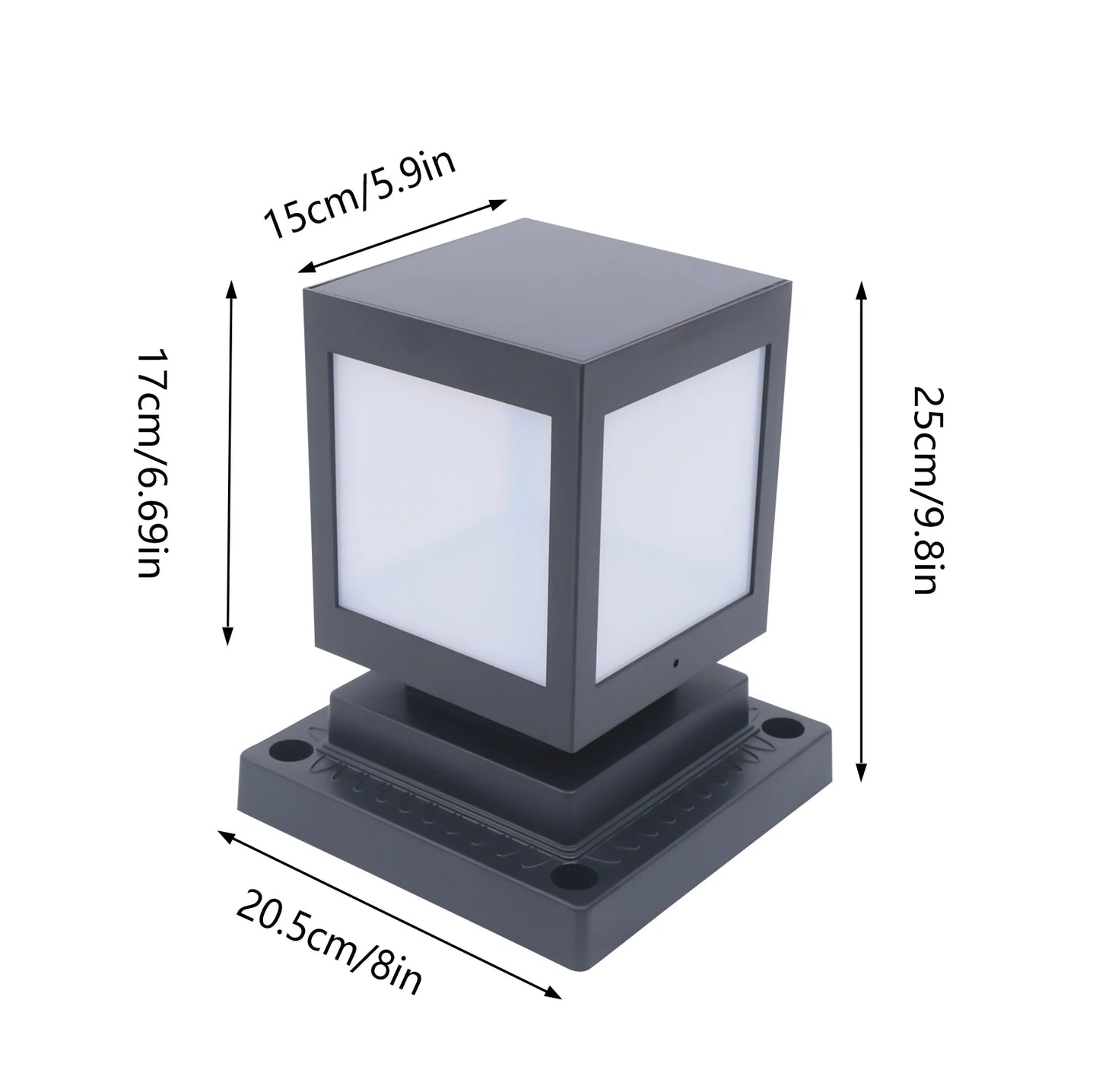 Solar Outdoor LED Light with Cool Lighting and Waterproof.  Decorate Garden, Patio, Porch, etc.